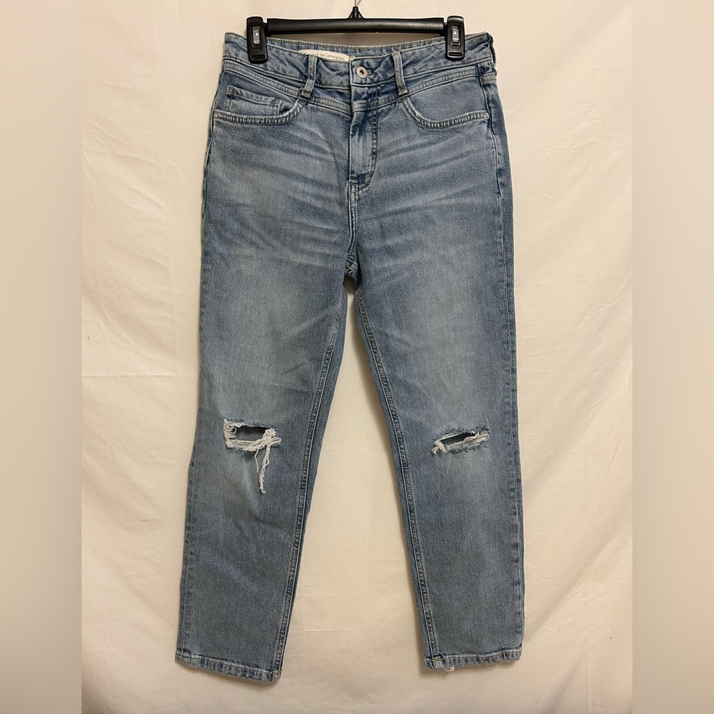 NWT Anthropologie Pilcro and the Letterpress High-Rise Slim Jeans Size 29